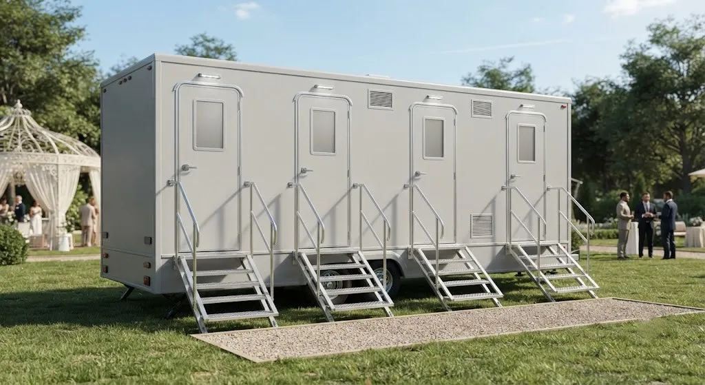 4 Stall Restroom Trailer in Torrance, CA