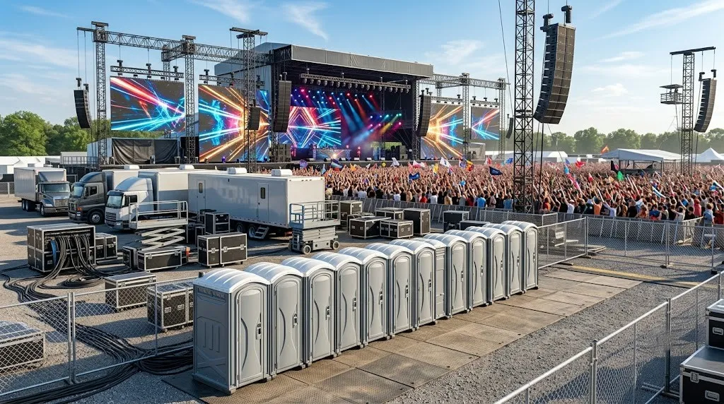 Concert Restroom Rental in Torrance, CA