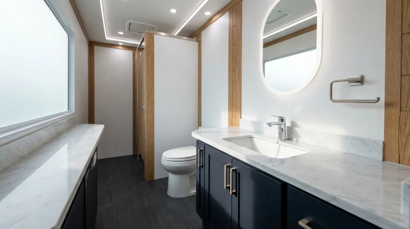 Luxury Restroom Trailer in Torrance, CA