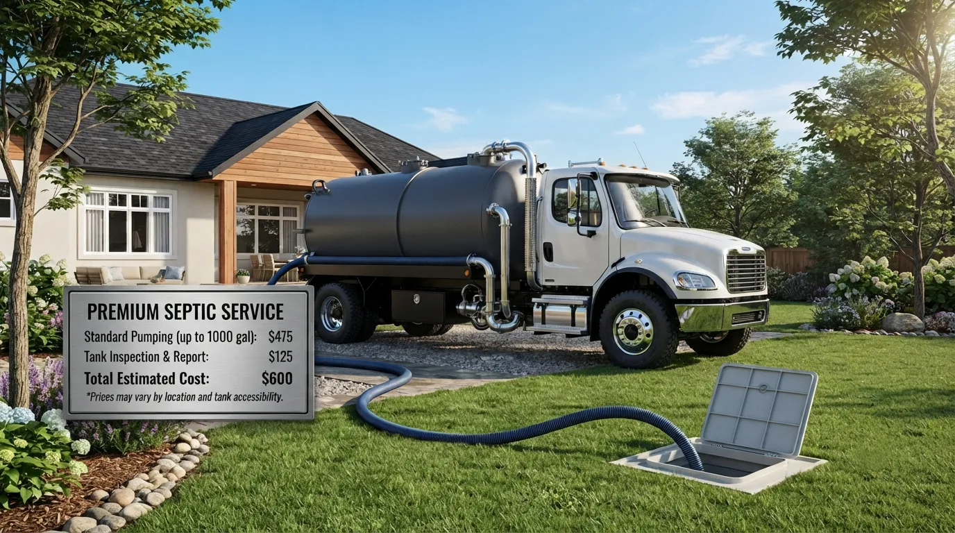 Septic Tank Pumping Cost in Torrance, CA